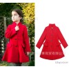 Foreign children children in Europe and America in the long section of pure woolen coat collar femal