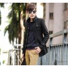 Foreign trade wholesale purchasing winter 2014 single row male Korean slim windbreaker woolen coat s