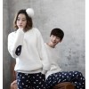 2015 new fashion senior couples dress sheep cashmere couple korean couple pajamas pajamas