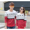 2014 new Korean couples dress autumn and winter long sleeved cotton turtleneck long paragraph sweate