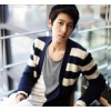 College wind cardigan couples dress stripe cardigan sweater cardigan couple retro lovers special one