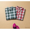 New summer fashion Plaid Shirt Mens Shirt lovers