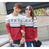 2014 new Korean couples dress autumn and winter long sleeved cotton turtleneck long paragraph sweate