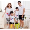 2015 new summer leisure fashion dresses for a family of three children Dell Austria a sells t-shirts