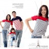 The new factory direct family suite T-shirt cheap dresses wholesale