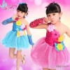 Dream art Children Costume Girls Children's Day children costumes shoulder bubble skirt dance