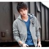 The fall of men's sweater hoodie coat sweater wholesale Korean male couple coat