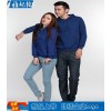 Guangzhou new 350g cashmere sweater coat zipper blank couple hoodies.