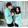 2014 Summer new Korean fashion hooded cardigan coat sunscreen clothing slim couple