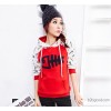 2014 new autumn Korean hoodies women fashion embroidery ladies sweater factory fish trade