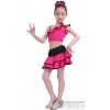 Children's elastic open file Latin dance girl ballroom dance performances of children's Latin dance