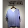 The thirteen line office wholesale Couture shirt stitching chiffon long sleeved shirt woman women's