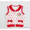 The spring of 15 Korean foreign trade children wave cotton vest vest girls girls zipper factory dire