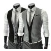 The new spring two fashion men fake Vest Mens slim gentleman vest M0