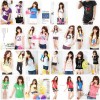 Cheap wholesale ladies T-shirt shirt T-shirt dress female trade stall miscellaneous wholesale supply