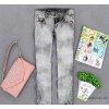 Foreign trade new Miss sixty fashion trend of women's bilateral low waist straight jeans pants zippe