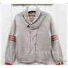 L*BESTA Europe's children's clothing collar single long sleeved sweater sweater reamer rod cotton sw