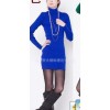 A foreign trade fashion long slim warm mercerized cotton old sweater sweater color