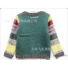 L*SRVIER and single foreign trade children's clothing color sweater sweater round neck long sleeved