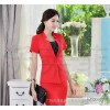 2015 summer new suit Gucci simple slim hot red short sleeved suit thermal occupation