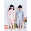 2013 new Korean velvet children underwear trade in children half cotton turtleneck suit