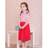 [1] hand from the group of kids girls dress cotton skirt Korean foreign trade summer children dot sk