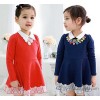 Children's wear long sleeved dress 27 years old and 2015 year old girl Princess foreign trade skirt