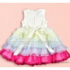 Kids Girls Summer new Korean princess dress dress colorful explosion of Korean foreign trade dress