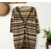 Janin color knit cardigan sweater female 8235 trade