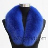 Blue fox fur fur clothing fur leather female real fur collar female fur horn collar