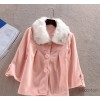 All kinds of fur collar wool coat BianFuShan