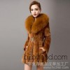 Fur clothing fur collar, big fur collar