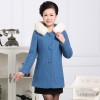 New winter elderly women in the elderly mother cloth coat in the long section of the 2015 new long s