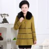 New old ladies casual slim long collar wool coat collar