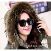 Raccoon fur clothing fur collar hat leather fur coat