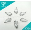 kv14 ديي اليد مخيط الطبقة diploidal قطرة معجون الفضة ورقة الاكريليك الماس اكسسوارات الملابس والأحذية