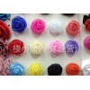 Spot 5.5cmDIY multicolor yarn hand folded flower bud clouds rose small garment accessories