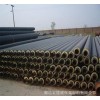 Black leather jacket polyurethane foam insulation pipe network for buried pipeline