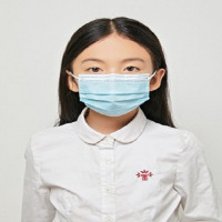 Disposable melt blown respirator three-layer children's daily protective respirator