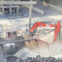 Fixed breaker: Rapidly break large stones in the sand and gravel plant to avoid shutdowns of the cru