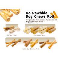 ( ترجمة حرفية ) : لا rawhide dog chews