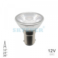 SKYEVER Spot Aluminum LED AR37 3 Watts with lens AC/DC 12V BA15d