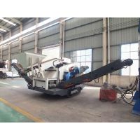 China crawler gravel mobile crushing plant