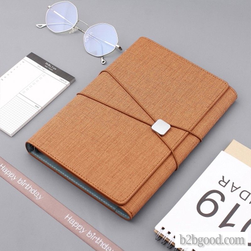 Hande Benci Creative Business A5 Loose-Lef Notebook 30% Fold Meeting Office Notebook Custo