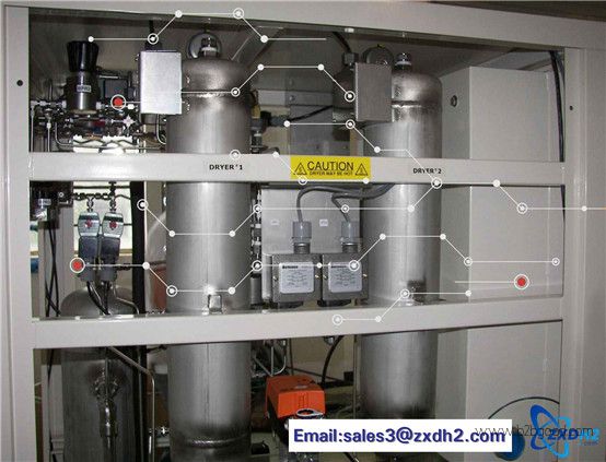 Closed circulating water system for hydrogen production by water electrolysis