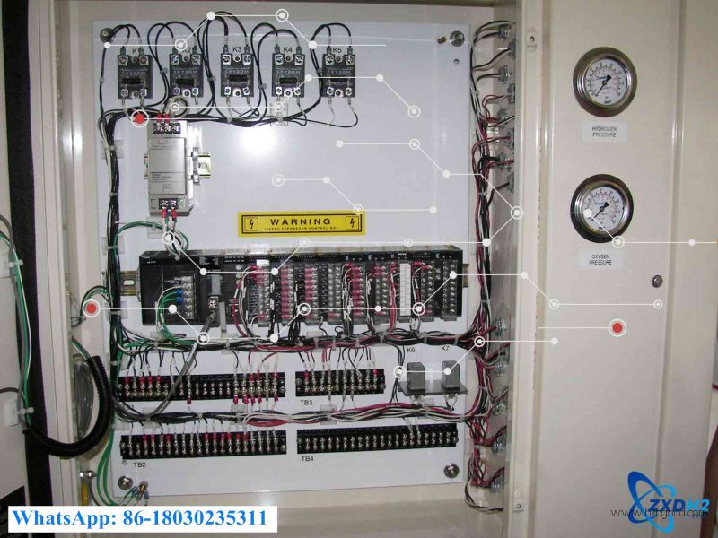 Hydrogen production unit of high speed turbine generator