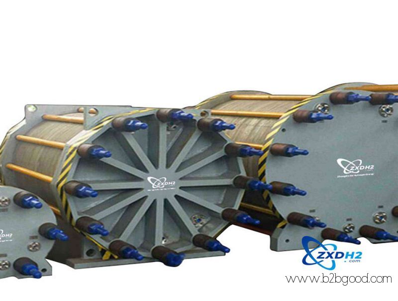 Integrated hydrogen production and drying equipment for power plant
