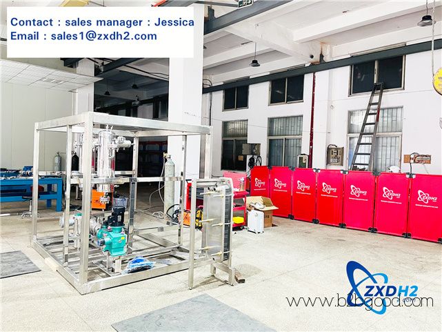 hydrogen gas plant with maximum capacity / ten cubic meter