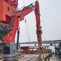 Rockbreaker Boom System Is Used To Crush Oversized Rock