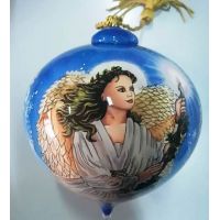 Reverse Painted Glass Ornaments